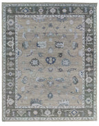 Hand-Knotted Olive & Grey Heirloom Rug