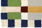 Contemporary Color Block Wool Rug - Hand-Tufted Modern Stripe Pattern | Art-Inspired Designer Rug by Rug Regalia
