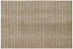 Minimalist Grid Wool Rug - Hand-Tufted Neutral Beige & Cream | Modern Scandinavian Area Rug by Rug Regalia