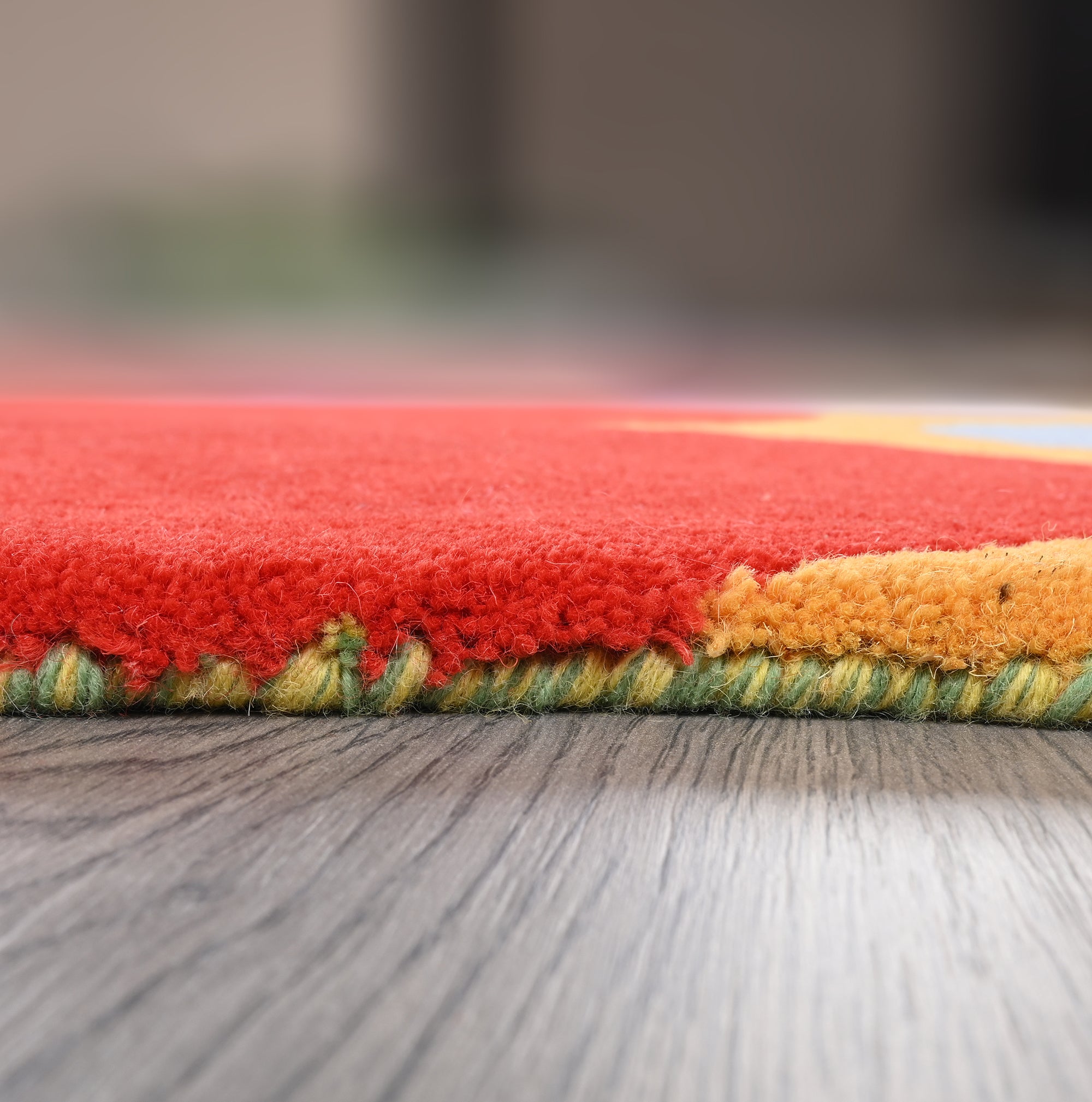 Hand-Tufted Colorful Flower Rug - Bright Floral Wool Rug | Playful Modern Home & Kids Room DŽcor by Rug Regalia