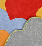 Hand-Tufted Colorful Flower Rug - Bright Floral Wool Rug | Playful Modern Home & Kids Room DŽcor by Rug Regalia