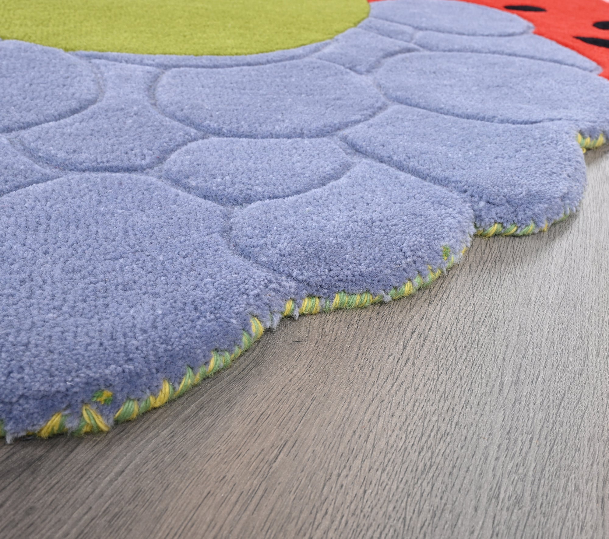 Hand-Tufted Fruit Rug - Colorful Fruit-Shaped Wool Rug | Playful Kids & Home Decor Rug by Rug Regalia