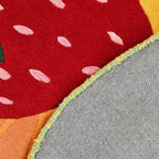 Hand-Tufted Fruit Rug - Colorful Fruit-Shaped Wool Rug | Playful Kids & Home Decor Rug by Rug Regalia