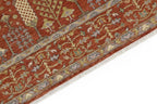 8x10 Elegant Soft red Handknotted Oushak rug, Modern Soft Wool Rugs, Tree of Life Rug for Living room, Bedroom and Office