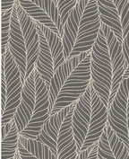 Loomora Wool Hand Knotted Oushak Rug Botanical Leaf Pattern Contemporary Design Traditional Technique 9x12 Grey Ivory
