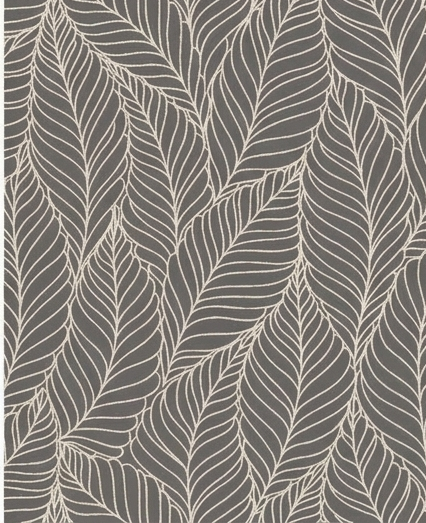 Loomora Wool Hand Knotted Oushak Rug Botanical Leaf Pattern Contemporary Design Traditional Technique 9x12 Grey Ivory
