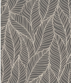 Loomora Wool Hand Knotted Oushak Rug Botanical Leaf Pattern Contemporary Design Traditional Technique 9x12 Grey Ivory