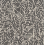 Loomora Wool Hand Knotted Oushak Rug Botanical Leaf Pattern Contemporary Design Traditional Technique 9x12 Grey Ivory