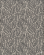 Loomora Wool Hand Knotted Oushak Rug Botanical Leaf Pattern Contemporary Design Traditional Technique 9x12 Grey Ivory