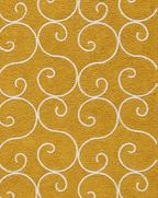 Loom & Hearth | 100% Wool Arched Maze Hand-Tufted Rug (8'x10') – Mustard Gold
