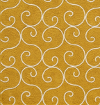 Loom & Hearth | 100% Wool Arched Maze Hand-Tufted Rug (8'x10') – Mustard Gold