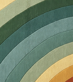 RugsRegalia | 100% New Zealand Wool Retro Arches Hand-Tufted Rug (8'x10') – Multi-Color Earth Tones