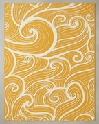 Loom & Hearth | 100% Wool Arched Maze Hand-Tufted Rug (8'x10') – Mustard Gold