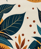 Terra Mandala" Artisan Hand-Tufted Botanical Rug