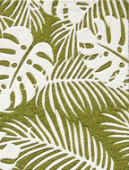 Verdant Isle | Wool & Viscose Tropical Palm Hand-Tufted Rug (8'x10') – Moss Green