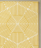 Loom & Hearth | 100% Wool Arched Maze Hand-Tufted Rug (8'x10') – Mustard Gold