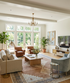 Hand-Knotted Wool Rug - Tribal Geometric Design in Earthy Tones | Artisan Vintage-Style Area Rug by Rug Regalia