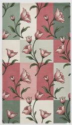 Blossom Checker" Artisan Hand-Tufted Floral Rug
