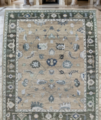 Hand-Knotted Olive & Grey Heirloom Rug