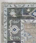 Hand-Knotted Olive & Grey Heirloom Rug