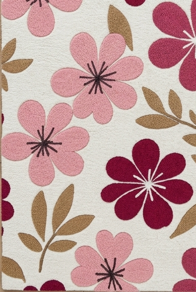 Blossom Breeze" Premium Hand-Tufted Floral Area Rug