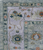 Hand-Knotted Light Grey & Silver Artisan Rug 9x12 feet
