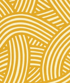 Loom & Hearth | 100% Wool Arched Maze Hand-Tufted Rug (8'x10') – Mustard Gold