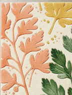 Artisanal Hand-Tufted Botanical Rug: A Plush Herb Garden Underfoot