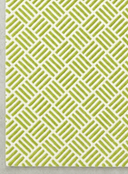 Rug Regalia Hand Tufted Wool Geometric Lattice Pattern Rug, Modern Linear Design, 8x10 ft, Green & Ivory