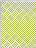 Rug Regalia Hand Tufted Wool Geometric Lattice Pattern Rug, Modern Linear Design, 8x10 ft, Green & Ivory