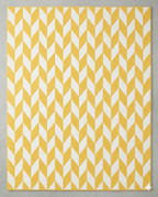 Rug Regalia Hand Tufted Wool Rug | Chevron Geometric Pattern | Modern Contemporary Design | 8x10 Ft | Yellow & White
