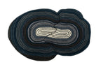 Geode Flow Hand-Tufted Wool Rug – Midnight Blue & Charcoal Layers