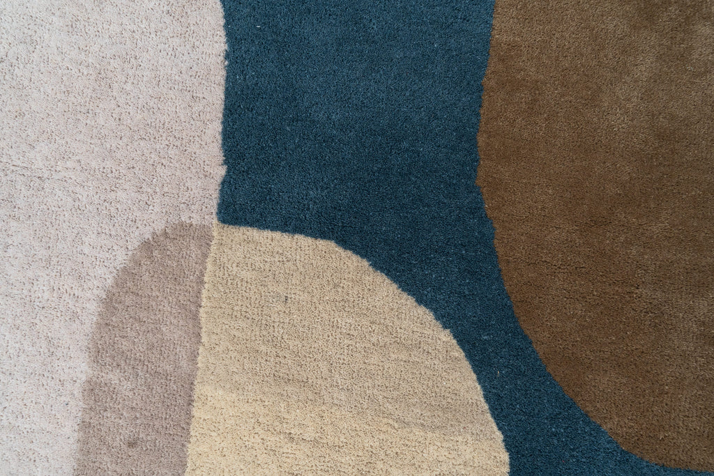 Terra Form Hand-Tufted Wool Rug – Abstract Modern Design